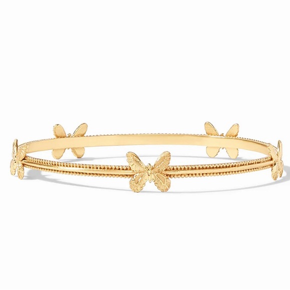 Julie Vos Gold Butterfly Bangle - Picture 5 of 7